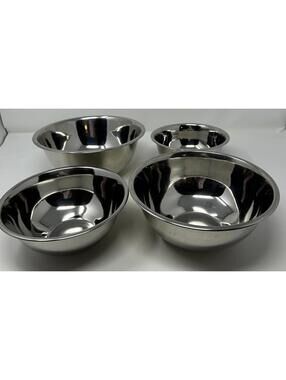 Pearl Metal Larashine HC-155 Bowl 4-Piece Set Stainless Steel, Dishwasher Safe